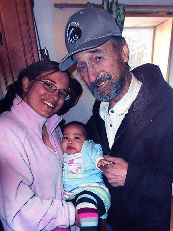 Image of Talicia Harte with his fahter Bob and daughter Carmella