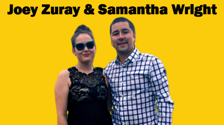 Image of Joey Zuray is Married to Long Time Girlfriend Samantha Wright.