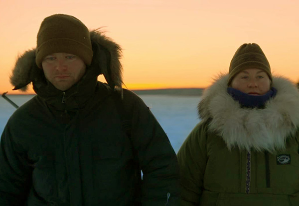 Image of Tyler and Ashley from the TV show, The Last Alaskans