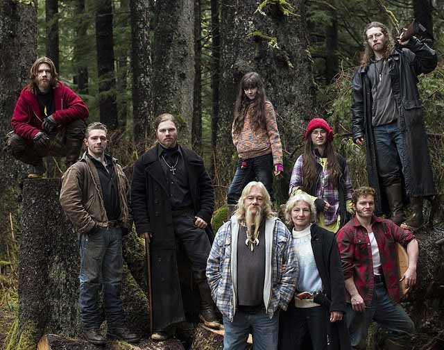 Photo of Alaskan Bush People's Cast, Billy Brown and his family.